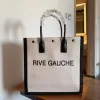 Lady Rive Gauche Summer weave Beach Shop bags Womens luxury designer handbag Shoulder vacation keepall bags mens gym canvas clutch diaper Crossbody large tote bag