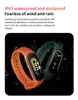 Slimme horloges 2023 Nieuwe slimme horlogeband PK MI 6/7/8 Hartslag- en bloeddrukmeting Sporthorloge Activiteit Tracker Polsband voor XiaomiL2401