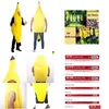 Costume a tema Adt Uni Divertente vestito da banana Luce gialla Halloween Fruit Fancy Party Festival Vestito da ballo 230310 Consegna di goccia Dhs9B