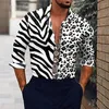 Les chemises décontractées pour hommes apprécient le style et le confort avec cette chemise boutonnée à manches longues imprimée, parfaite pour toutes les saisons