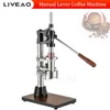 Macchina per caffè espresso a leva manuale Macchina per caffè espresso professionale a pressione variabile Macchina da caffè portatile da campeggio per la casa