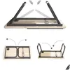 Other Furniture Portable Folding Laptop Desk Lazy Table Bed Sofa Small Computer Standing Home Installation Drop Delivery Garden Dhs5B