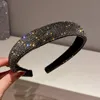 Full Rhinestone Hairband Flash Temperament pannband Enkel personlighet Hårtillbehör 240119