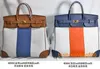 40 Handbags Custom Leather Bag Full Leather Canvas Men's and Women's Universal Handbag Large Capacity Cowhide Travel Bag HB N52R