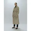 The Row Designer Women Outerwear Luxury Trench New Spring Fall Fall Trench Coat Luck Middle-Length Puil