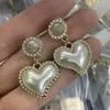 2023 Fashion Style Drop Earring Channel Smooth in 18k Gold Plated Silver Words C Shape for Women Wedding Jewelry Gift Kx11f