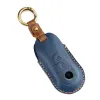 Car Key Cover Case for Mercedes Benz C E Class W223 W206 C260 C300 S450 S500 S400 Keyring Fob Holder Genuine Leather Keychain