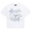 Damen T-Shirt VICINITY T-Shirt Y2K Männer Frauen Hip Hop Brief Grafikdruck Gothic Übergroßes T-Shirt 2023 Neues Harajuku Casual Kurzarm Topsyolq