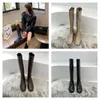 luxe designer dameslaarzen dames enkellaars mode dames herfst winter hoge hak korte platform lederen laarsjes van topkwaliteit 35-40