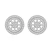 Stud Earrings Real S925 Silver Sun Women's Dream Catcher Female 5A Zircon Original Design Luxury Jewelry Girl Gift Banquet