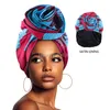 Afrikanische bedruckte, satingefütterte Turban-Mütze, Damenmode, gewölbte Blumenmütze, alle Arten von beliebten Multifunktions-Wickelkopf-Ethno-Kappen