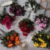 Fornitura in fabbrica simulazione azalea 9 forcella azalea simulazione fiore pianta verde tavolo da soggiorno decorazione di nozze per interni fiore RX