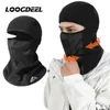 Bandanas LOOGDEEL Hiver Escalade Coupe-vent Balaclava En Plein Air Garder Au Chaud Masque Doux Femmes Hommes Cyclisme Camping Ski Plus Velours Chapeaux