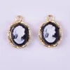 Charms 10pcs Y2k Fashion Beauty Head Pendant Alloy Charm Design Jewelry Handmade Metal Decoration For Gifts