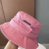 Chapéu Bob jacqmus Designer de luxo LE BOB GADJO BUCKET HAT Chapéu de pescador preto masculino e feminino