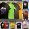 T-shirts Sp5der Hommes Femmes T-shirts de haute qualité Mode Lettre Cadre Imprimé Noir Rose Hommes Spider T-shirt Coton T-shirts Occasionnels 0VZ0 TCS4 L0WX