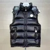 Coletes masculinos 2023 Designer mens puffer jaqueta bordado crachá luminoso manter quente jaqueta de inverno homens luxuoso jaqueta tamanho 1/2/3/4/5