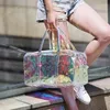 Umhängetaschen Holographische Transparente Tasche Frauen Handtasche Sac Holo Laser Gym Reise 2024 Sommer PVC Gepäck Große Kapazität Bolsa