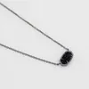 2024 Ontwerper Kendras Scotts Neclace Sieraden Instagram Sieraden Zwart Kristal Tandsteen Minimalistische Korte Ketting Neckchain Koperen Clawbone Chain