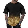 Men's T Shirts 2024 Fashion Short Sleeve Round Neck Shiny Gradient Printed Top Blouse Official Store Jujutsu Kaisen Graphic