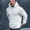 New Men's Plush Fashionable Hoodie For Autumn And Winter Leisure Sports Hooded Top