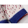 Damskie dzianiny Tassels Ogniarne swetry dla kobiet Button Street Knitte Sweters 2024 Długie rękaw V Scarigan Knitwears