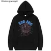 I44v Spider Web Hoodie Masculino Designer Sp5der Hoodies Femininos Moda 55555 Moletons Criatividade Anjo Número Impresso Suéter