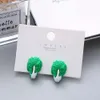 Boucles d'oreilles en résine pour enfants, fruits mignons, résistants à la douleur, fleur féminine, Clip amusant, édition coréenne, accessoires d'oreille