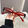 Sunglasses Ladies Cat Eye Frame Optical Glasses Blue Light Blocking Eyeglasses Fashion Trend Spectacles Computer Protection Eyewear