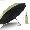 Umbrellas 8 Bone Automatic Folding Umbrella Retro Multi-color Sunny and Rainy Umbrella for Men and Women Sunshade Sun Protection Umbrella