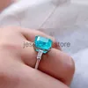 Band Rings Fashion Tourmaline Women's RWhite Rhodium Engagement RSIZE 6-10 J240119