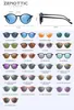 Sonnenbrillen ZENOTTIC Mode Polarisierte Sonnenbrille Runde Rahmen Sonnenbrille Für Frauen Fahren Polaroid UV400 Sonnenbrille Vintage Brillen Shades YQ240120