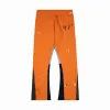 modieuze comfortabele broek heren dames joggingbroek gevlekte letters bedrukt herenparen losse veelzijdige rechte casual broek