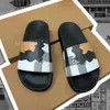 París verano para mujer para hombre sandalias de diseñador material cómodo desgastes planos deslizadores moda espuma corredor zapatos patrón impresión suela de goma playa diapositiva zapatillas