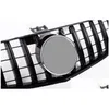 Roosters Voor C Klasse W204 Gt Mesh Abs Materiaal 2007-2014 Racing Grills Vervanging Nieren Voorbumper Drop Levering Automobiles Ot8Ba