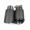 Tubo di scarico 2 pezzi Akrapovic Tubi terminali in carbonio opaco Consigli per silenziatore singolo per auto per Benz Vw Blue Drop Delivery Automobili Motociclette Aut Otvna