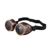 Impreza przychylność heavy metalowe okulary motocyklowe steampunk Gothic Goggles Ochrona dla cosplay Halloween Decorations Drop del otee0