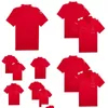 Odzież motocyklowa F1 Drużyna T-shirt czerwony krótkie koszulę klapi męskie męskie plusy niestandardowe szybkie suszące ubrania wyścigowe dostawa OT9KU