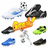 2024 Hot selling herenschoenen warmbloedige voetbalschoenen, voetbalschoenen witte rand gewikkeld luchtkussen schokabsorptie en antislip schoenen