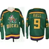 Hommes Mighty Ducks film 9 Hawks Adam Banks Jesse Hall Jersey tous Ed broderie maillots de Hockey sur glace S-5xl 91 7701