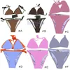 Maillots de bain pour femmes Maillot de bain Vente chaude Bikini Femmes Mode en stock Maillot de bain Bandage Sexy Maillots de bain Pad Remorque-Pièce 6 StylesN4MG