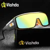 Sunglasses Viahda Fashion Brand designer Mens Mirror Sunglasses for Women and Men Sports Driving Coating UV400 Eyewear Sun Glasses YQ240120