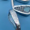 IRONS ITOBORI SILVER, 2023 NEW Itobori Blue Poker Golf, Set di ferri forgiati, 456789p, mazze da golf, Rons Seteel o Grafite Albero