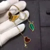 Chaîne de créateur de bijoux Van Bracelet trèfle à quatre feuilles Cleef Van Bracelets classique trèfle coeur feuille charme de luxe plaqué or blanc 18 carats dames et filles