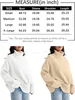 Women's Sweaters Women's Turtleneck Long Sleeve Oversized 2023 Fall Fuzzy Knit Chunky Warm Pullover Sweater Top