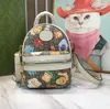 Padrão dos desenhos animados mini tamanho escola senhora casual bolsa de viagem qualidade feminina pequeno designer moda lona mochila couro em forma