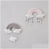 Bedrails Baby Rond Bumper Bar Wieg Kinderbed Kamer Wolken Accessoires Voor Baby Beddengoed Set Speelgoed Kinderen Hanger 240112 Drop Delivery Moeder Dhugh