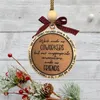 Christmas Decorations Ball Garland Funny Wood Friend Car Pendant Ornament Tree Home Acrylic Snowflakes Large