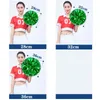 2st Colorfast Metallic Cheerleader Pom Poms Cheerleading Pompoms Cheer Pom Majorettes Hand Flower Aerobics Balls Sports 240118