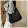 Evening Bags Canvas Women Shoulder Bag Female Student Tote Shopper 2024 Large Fashion Bookbag Cotton Oxford Cloth Japanese Woman Handbag
